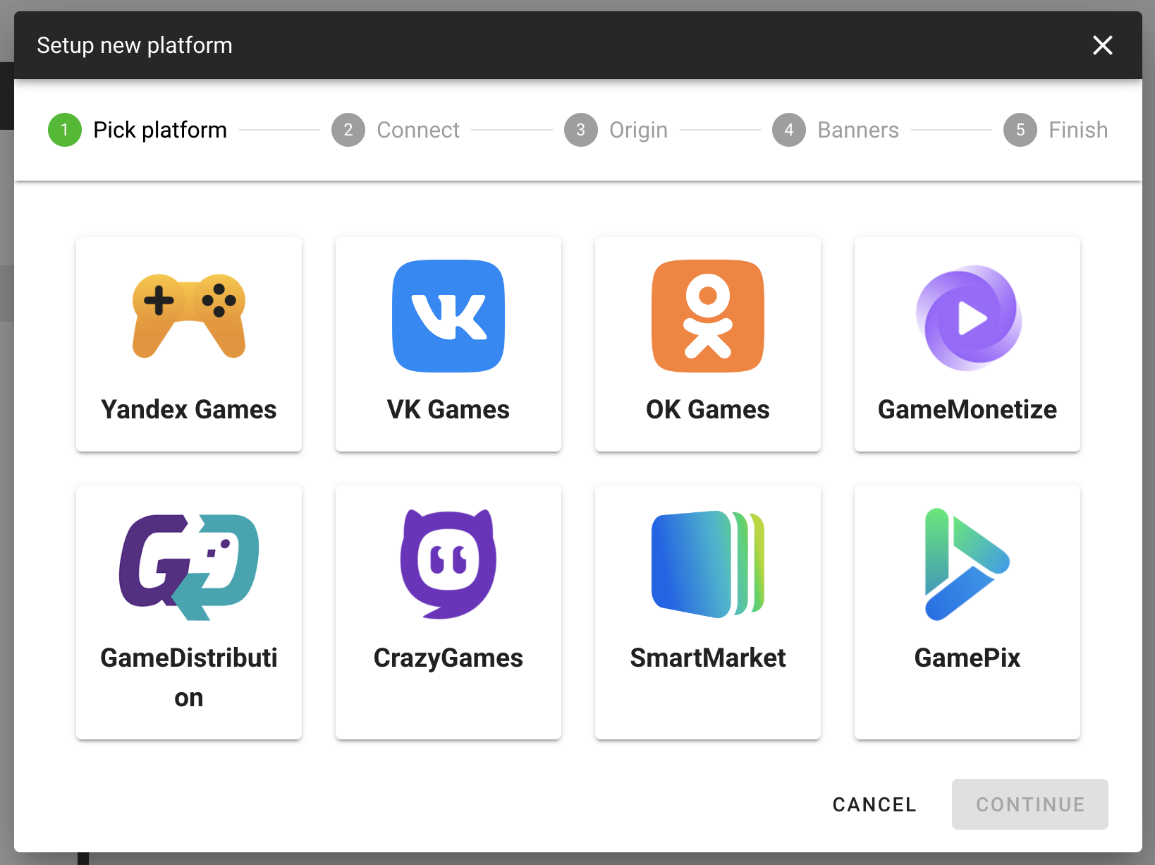 This service is now a part of the VK Play platform