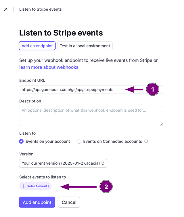 Add Webhook