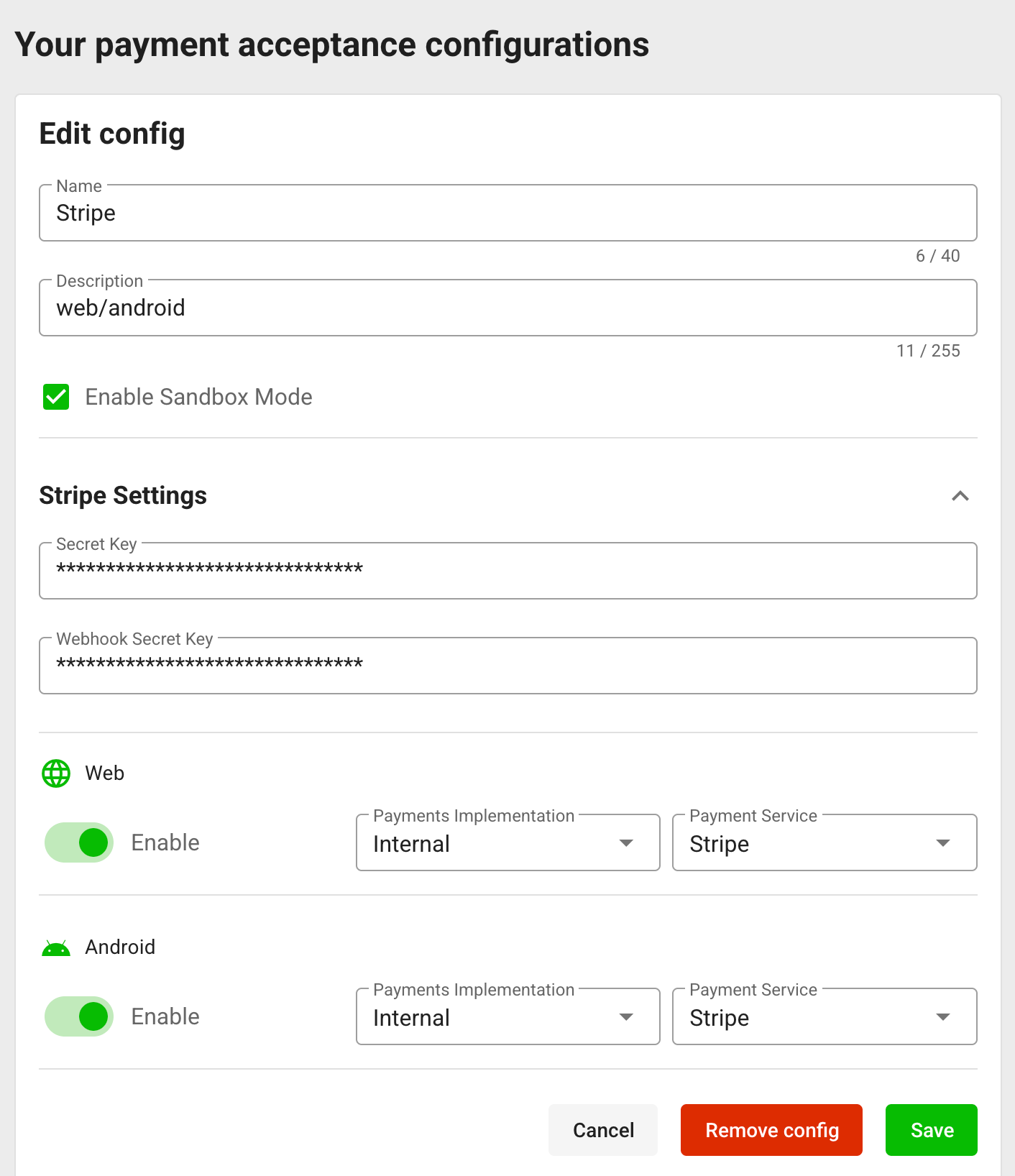 Create Config